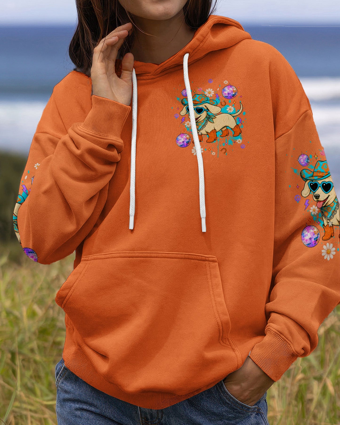 LET'S GO GIRLS DACHSHUND DOG ALL OVER PRINT - TLTW1806265
