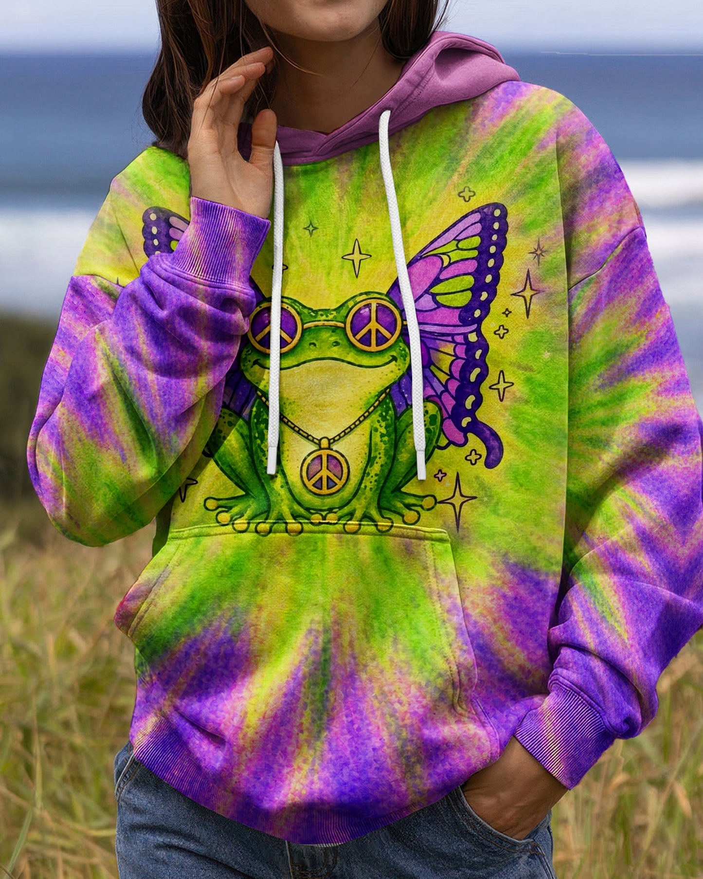 BELIEVE IN THE MAGIC AROUND YOU FROG ALL OVER PRINT - TLHN2804261
