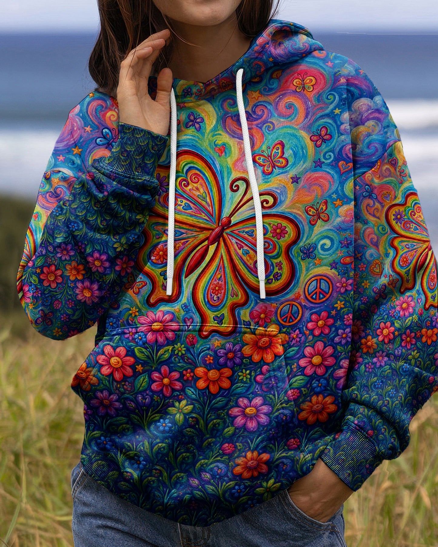 JUST BREATHE BUTTERFLY ALL OVER PRINT - TLTW1205262