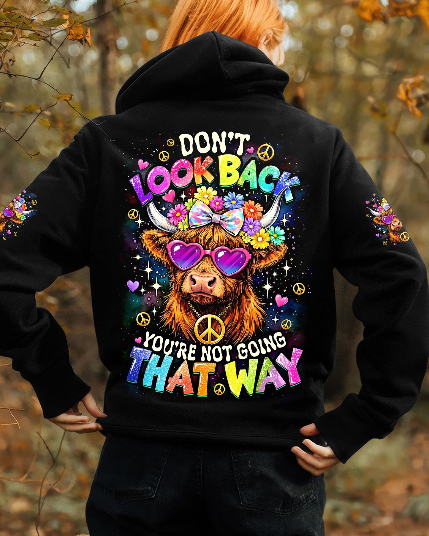 DON'T LOOK BACK COW ALL OVER PRINT - TYQY1505261