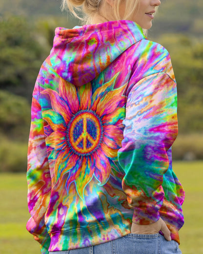 SUNFLOWER LIQUID ART  ALL OVER PRINT - TLTW0907261