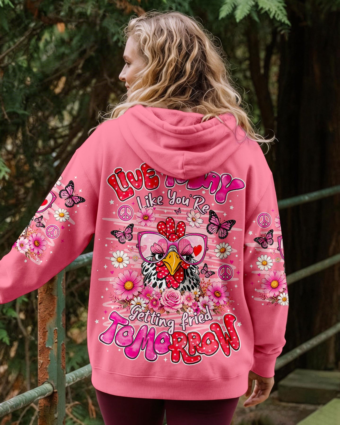 LIVE TODAY CHICKEN  ALL OVER PRINT  - TLNO1006262