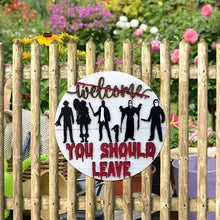 Halloween Horror Welcome Sign