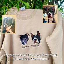 Load image into Gallery viewer, Personalized Embroidered Pet Dog Cat Sweatshirt
