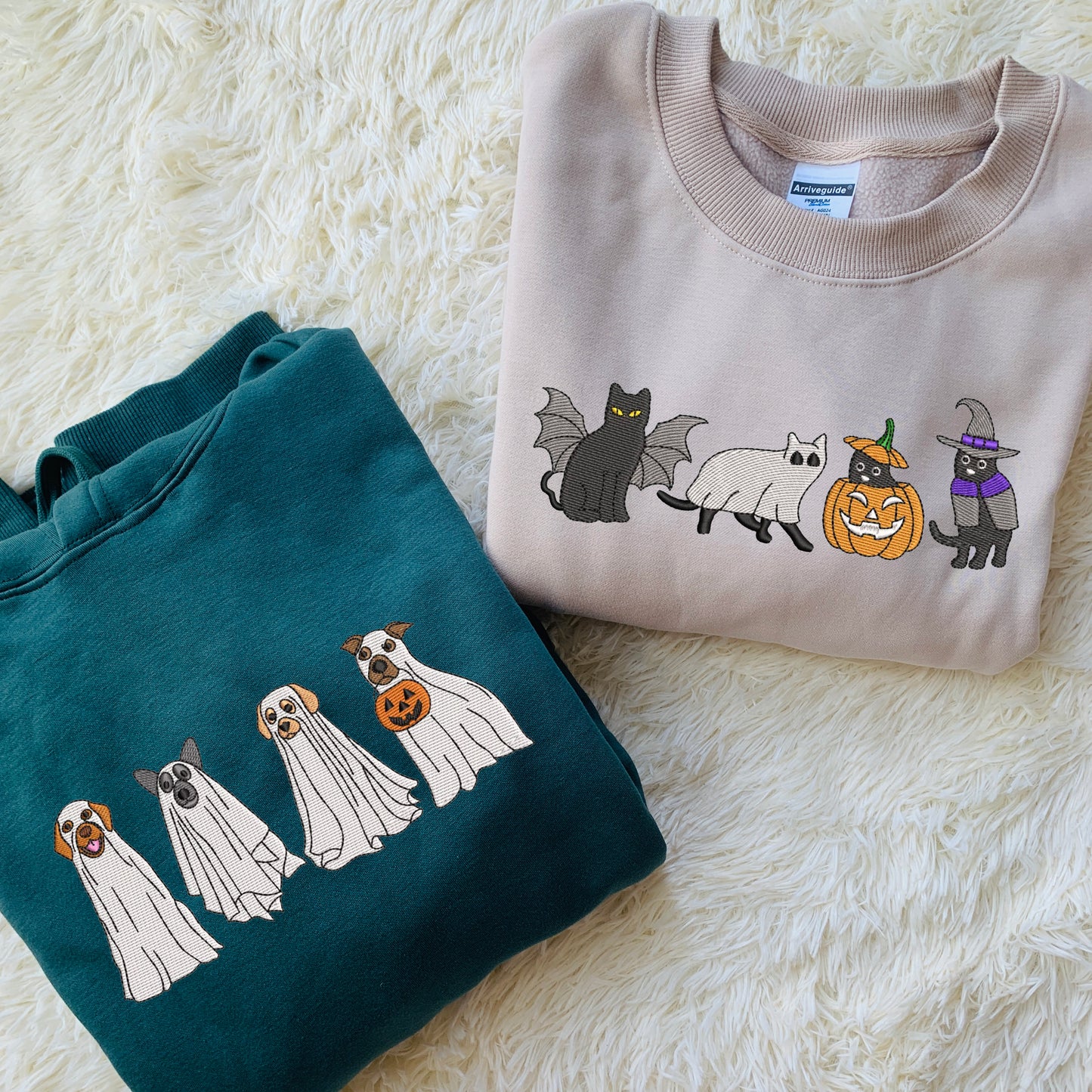 Halloween Embroidered Pet Dog Cat Hoodie Sweatshirt T-Shirt