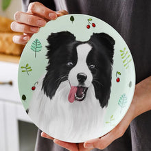 Load image into Gallery viewer, Border Collie Custom Household Pet Ceramic Plate
