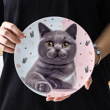 Load image into Gallery viewer, British Shorthair Custom Household Pet Ceramic Plate
