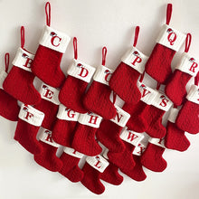 Load image into Gallery viewer, Personalized Embroidered Knitted Christmas Stocking
