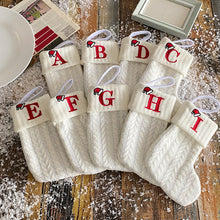 Load image into Gallery viewer, Personalized Embroidered Knitted Christmas Stocking
