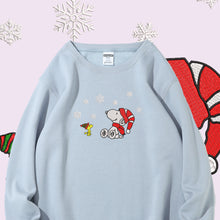 Load image into Gallery viewer, Cute Christmas Embroidered Hoodie Sweatshirt T-Shirt
