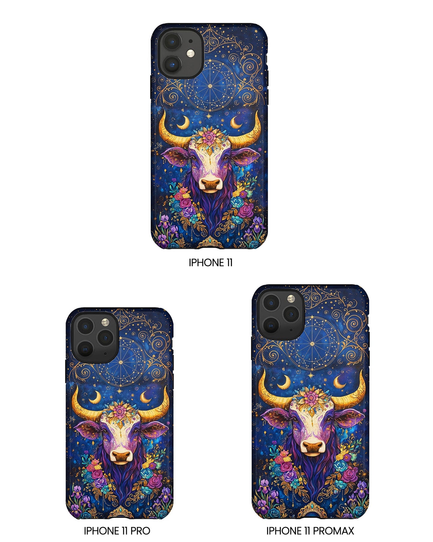 HIPPIE MAGIC COW  PHONE CASE - TLNT2304262