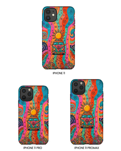HIPPIE BUS SUN RETRO PHONE CASE  - TLTW2804262