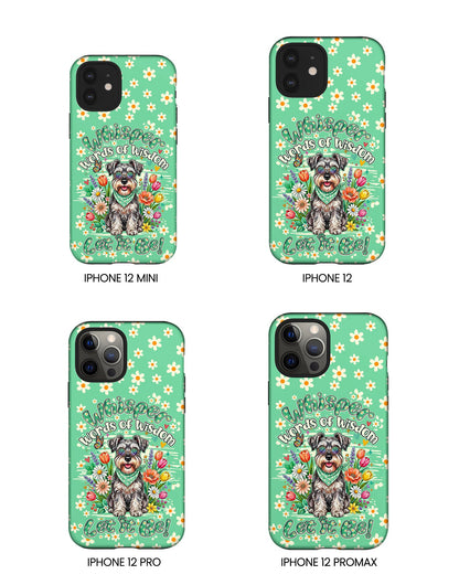 WHISPER WORDS OF WISDOM LET IT BE SCHNAUZER PHONE CASE - TY0405261