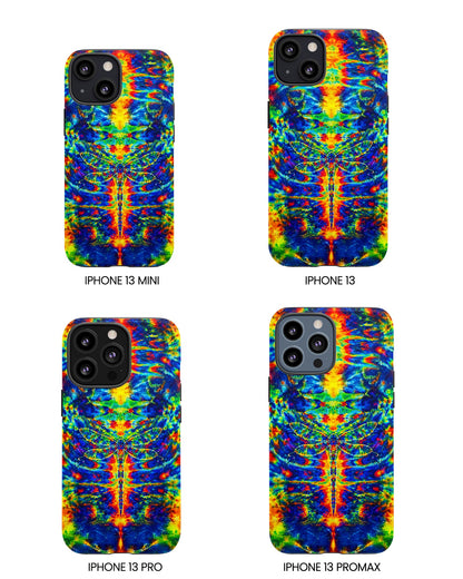 HIPPIE DRAGONFLY COLORFUL SWIRL PHONE CASE - TLNT1105261