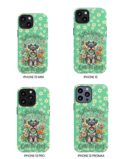 WHISPER WORDS OF WISDOM LET IT BE SCHNAUZER PHONE CASE - TY0405261