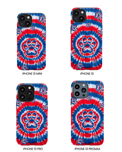 RED WHITE AND BLUE PAW PHONE CASE - TYQY2004253