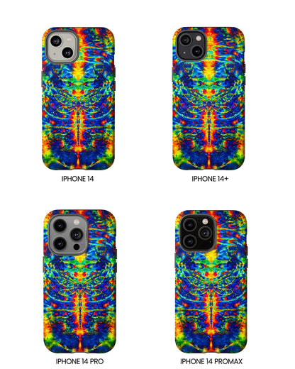 HIPPIE DRAGONFLY COLORFUL SWIRL PHONE CASE - TLNT1105261