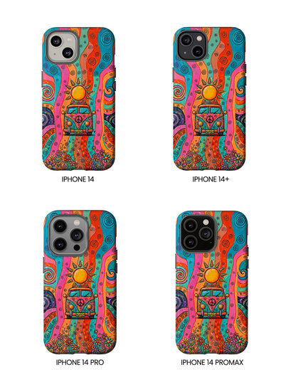 HIPPIE BUS SUN RETRO PHONE CASE  - TLTW2804262