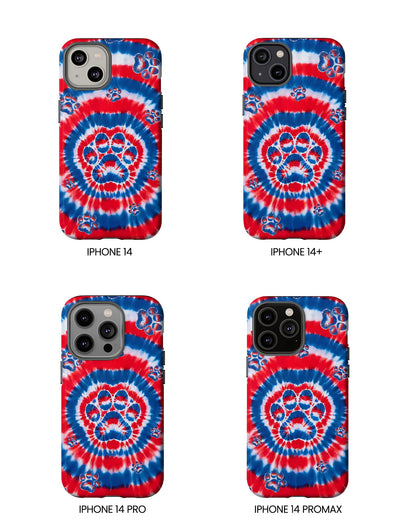 RED WHITE AND BLUE PAW PHONE CASE - TYQY2004253