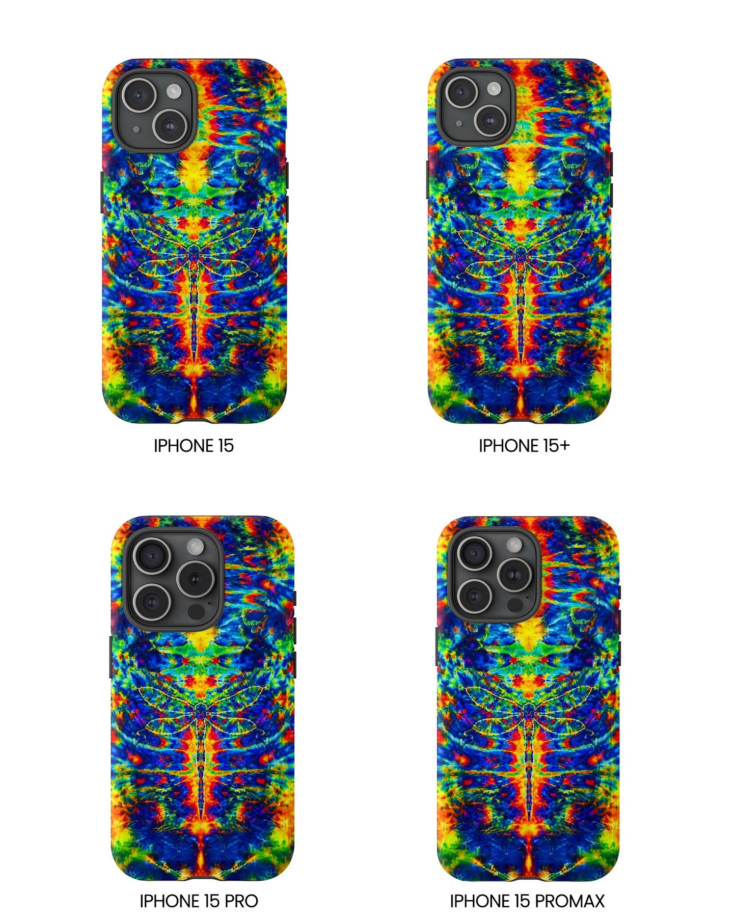 HIPPIE DRAGONFLY COLORFUL SWIRL PHONE CASE - TLNT1105261