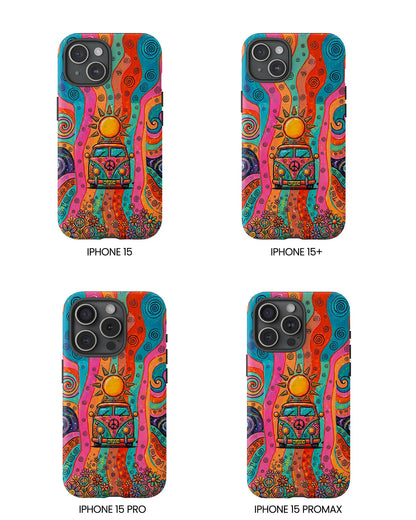 HIPPIE BUS SUN RETRO PHONE CASE  - TLTW2804262
