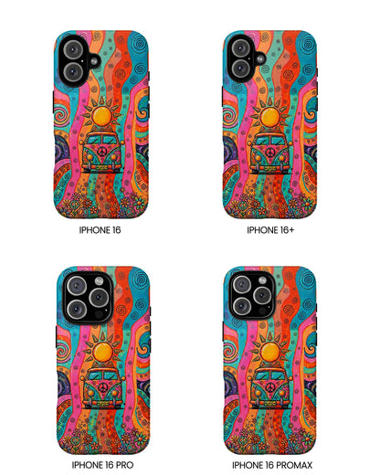 HIPPIE BUS SUN RETRO PHONE CASE  - TLTW2804262