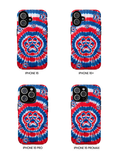 RED WHITE AND BLUE PAW PHONE CASE - TYQY2004253
