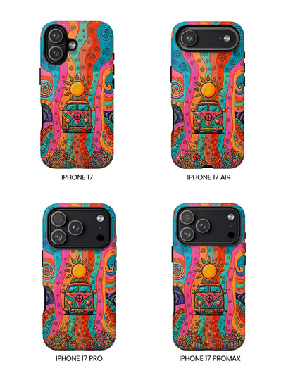 HIPPIE BUS SUN RETRO PHONE CASE  - TLTW2804262