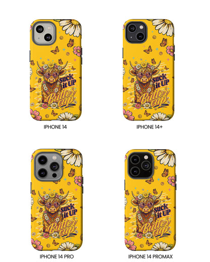 SUCK IT UP BUTTERCUP COW PHONE CASE - TLNT0906264