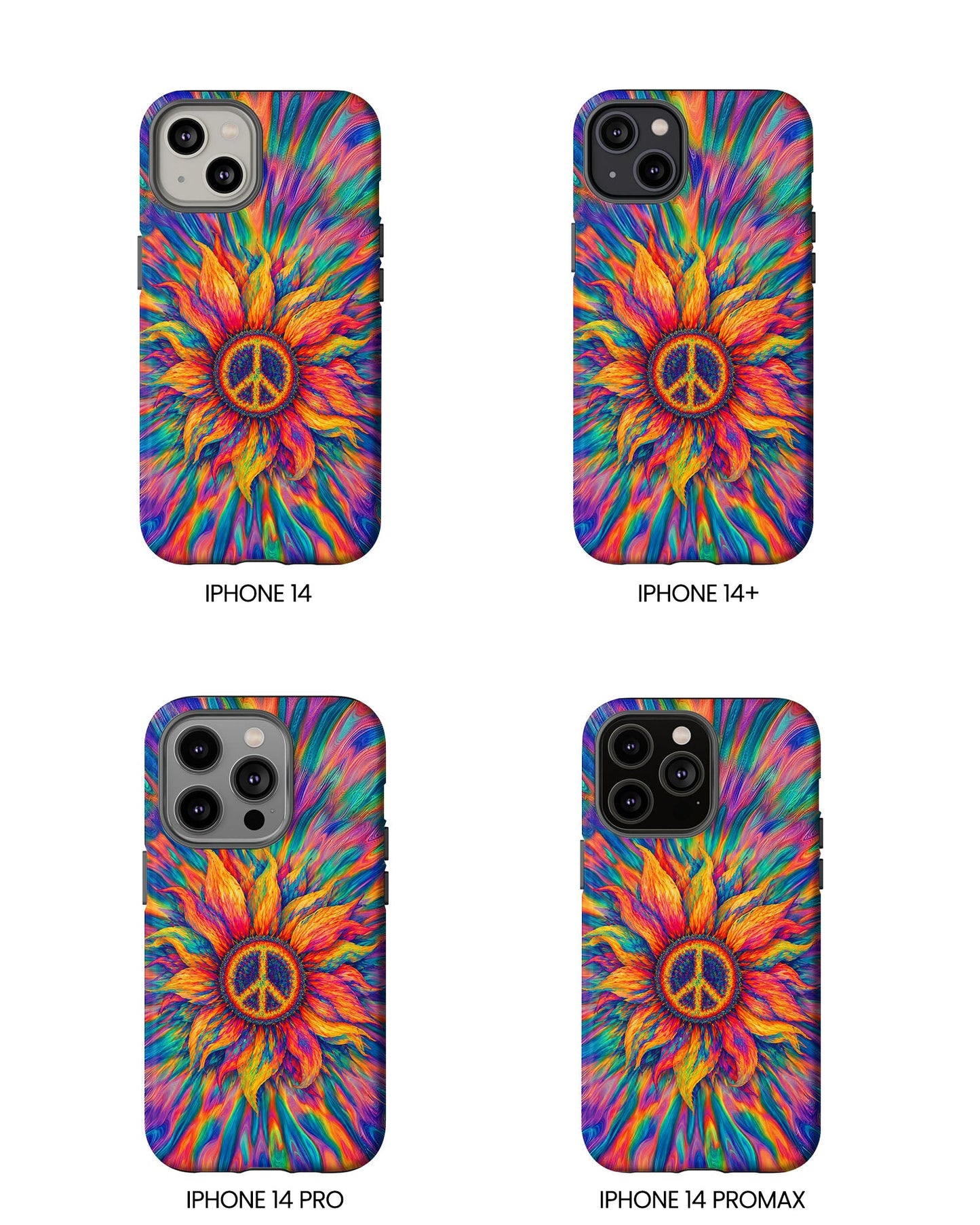 SUNFLOWER PEACE BURST PHONE CASE - TLTW2906268