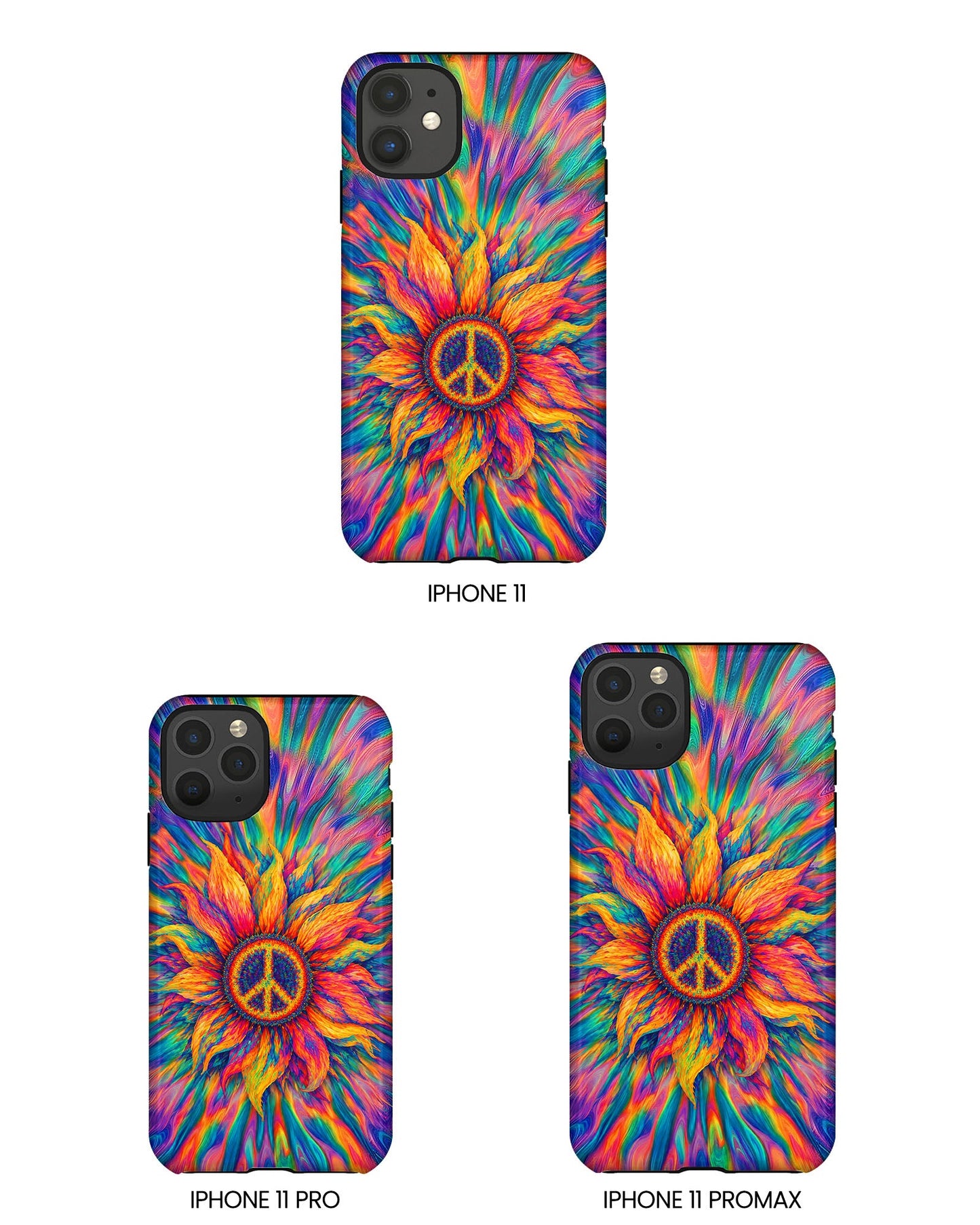SUNFLOWER PEACE BURST PHONE CASE - TLTW2906268