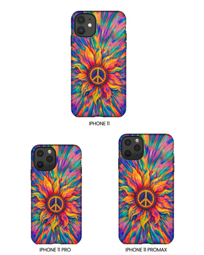 SUNFLOWER PEACE BURST PHONE CASE - TLTW2906268