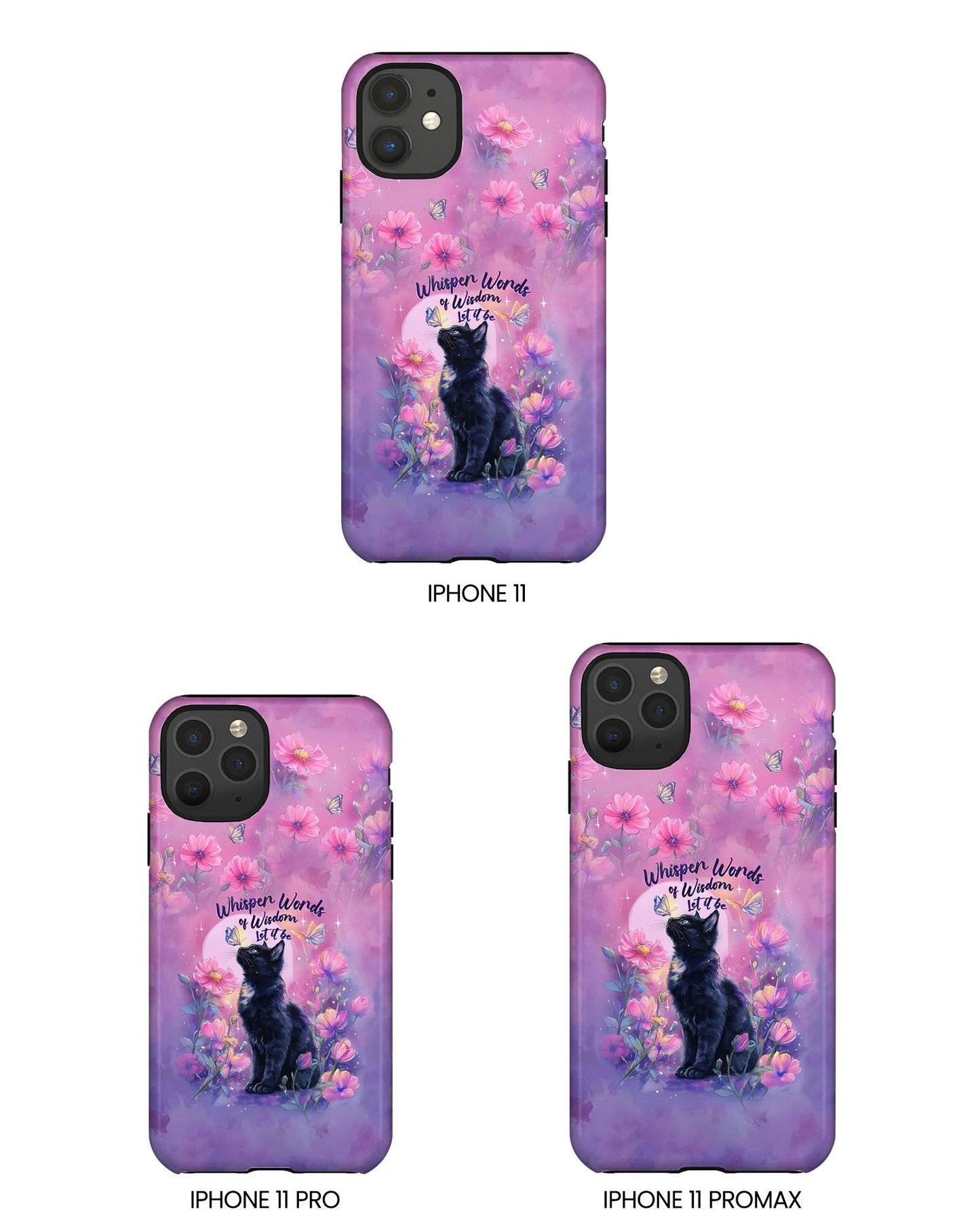 WHISPER WORDS OF WISDOM LET IT BE CAT PHONE CASE - TLHG2605264