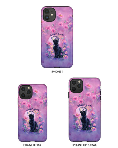 WHISPER WORDS OF WISDOM LET IT BE CAT PHONE CASE - TLHG2605264