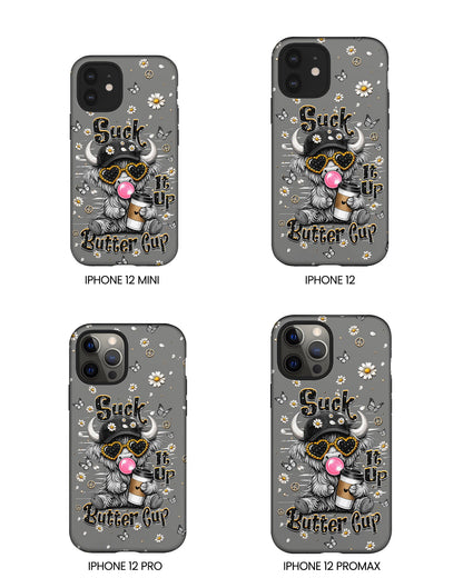SUCK IT UP BUTTERCUP COW PHONE CASE  - TLHN0806263