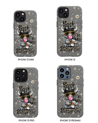 SUCK IT UP BUTTERCUP COW PHONE CASE  - TLHN0806263