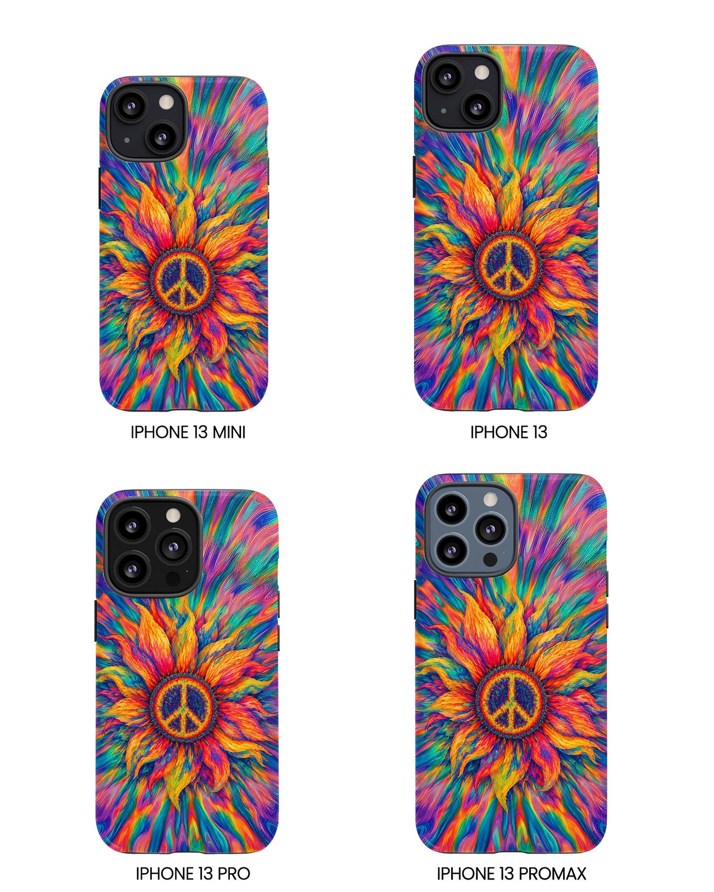 SUNFLOWER PEACE BURST PHONE CASE - TLTW2906268