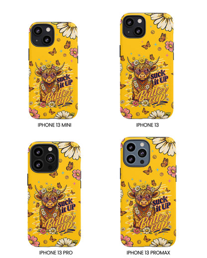 SUCK IT UP BUTTERCUP COW PHONE CASE - TLNT0906264