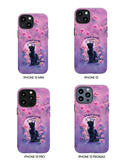 WHISPER WORDS OF WISDOM LET IT BE CAT PHONE CASE - TLHG2605264