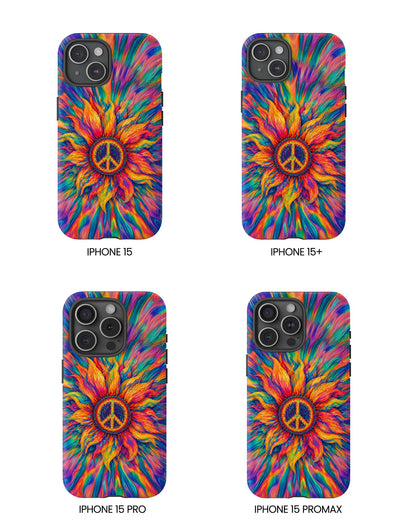 SUNFLOWER PEACE BURST PHONE CASE - TLTW2906268
