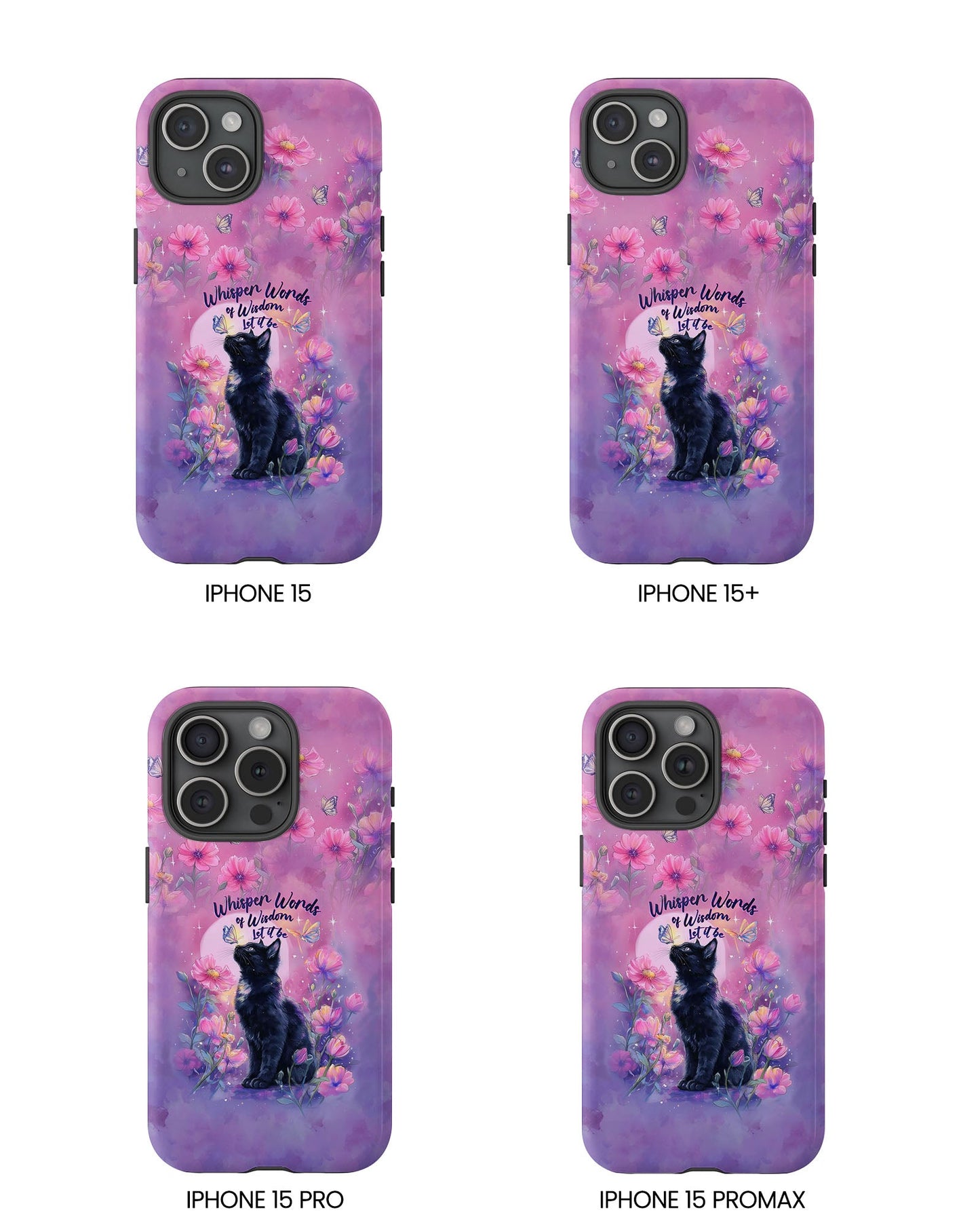 WHISPER WORDS OF WISDOM LET IT BE CAT PHONE CASE - TLHG2605264