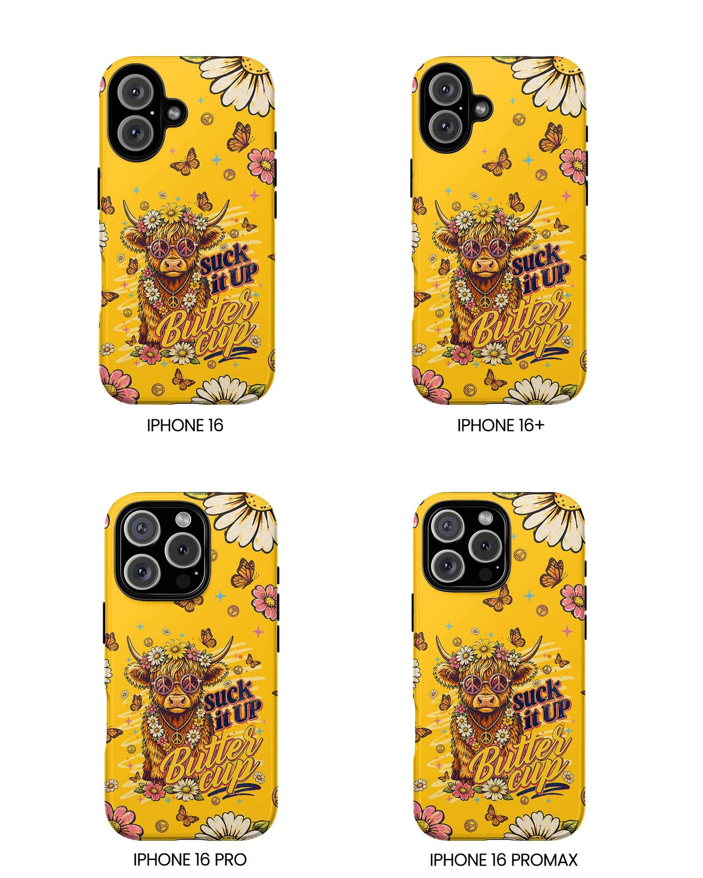 SUCK IT UP BUTTERCUP COW PHONE CASE - TLNT0906264