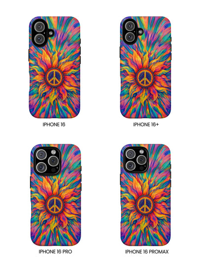 SUNFLOWER PEACE BURST PHONE CASE - TLTW2906268