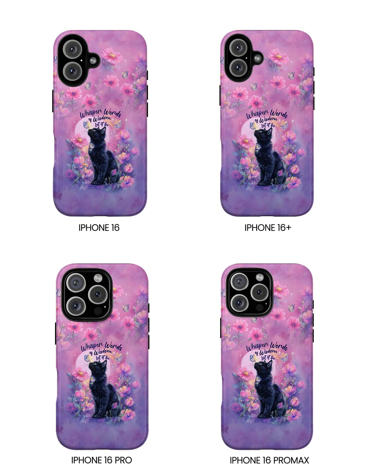 WHISPER WORDS OF WISDOM LET IT BE CAT PHONE CASE - TLHG2605264