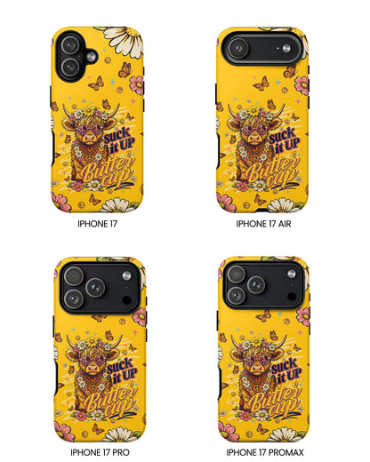 SUCK IT UP BUTTERCUP COW PHONE CASE - TLNT0906264