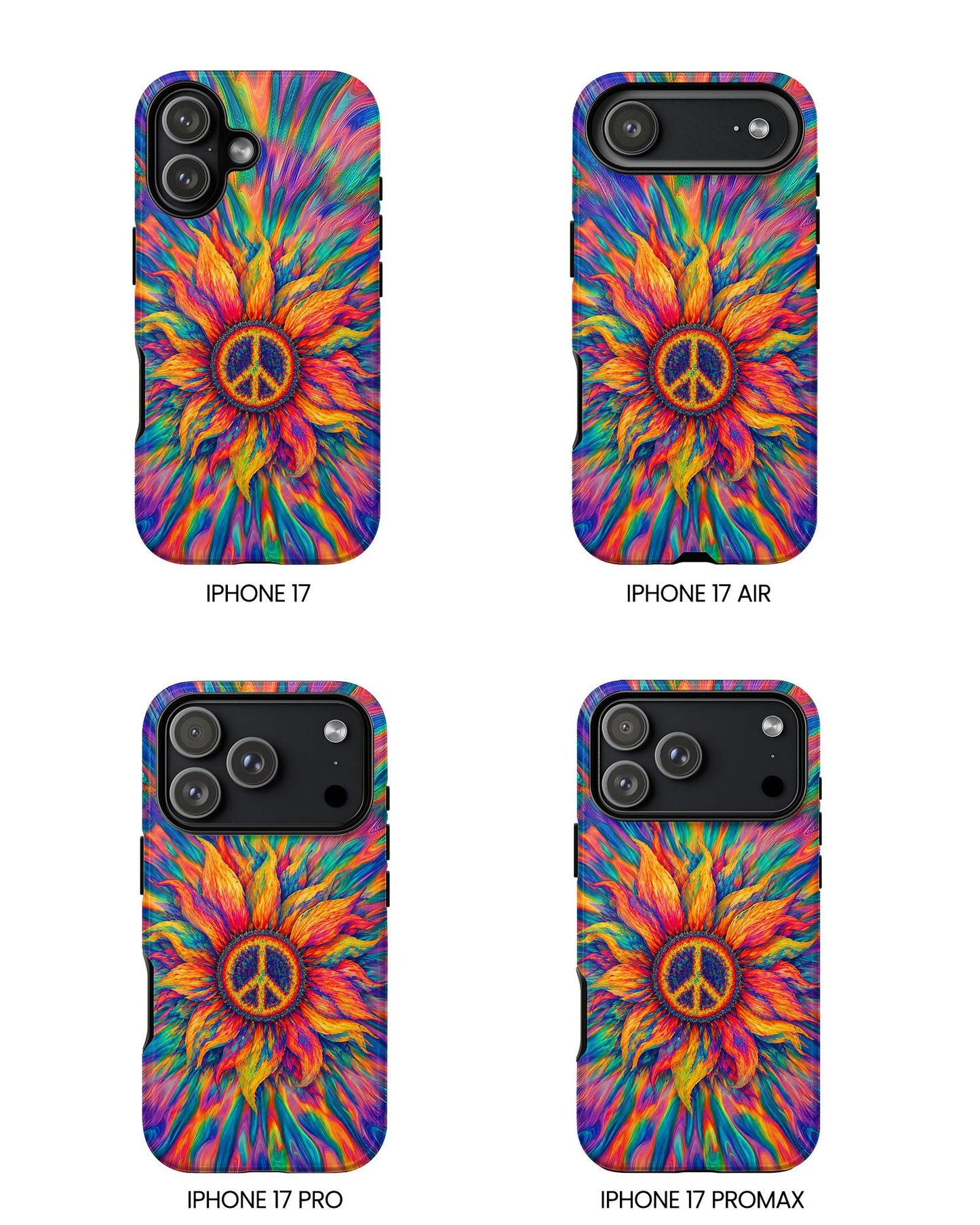 SUNFLOWER PEACE BURST PHONE CASE - TLTW2906268