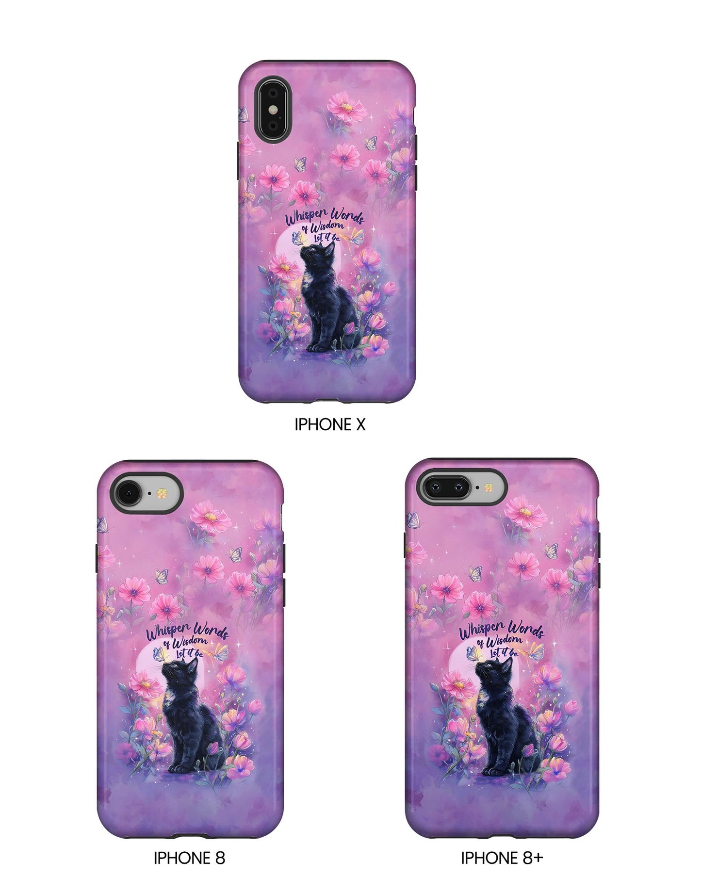 WHISPER WORDS OF WISDOM LET IT BE CAT PHONE CASE - TLHG2605264