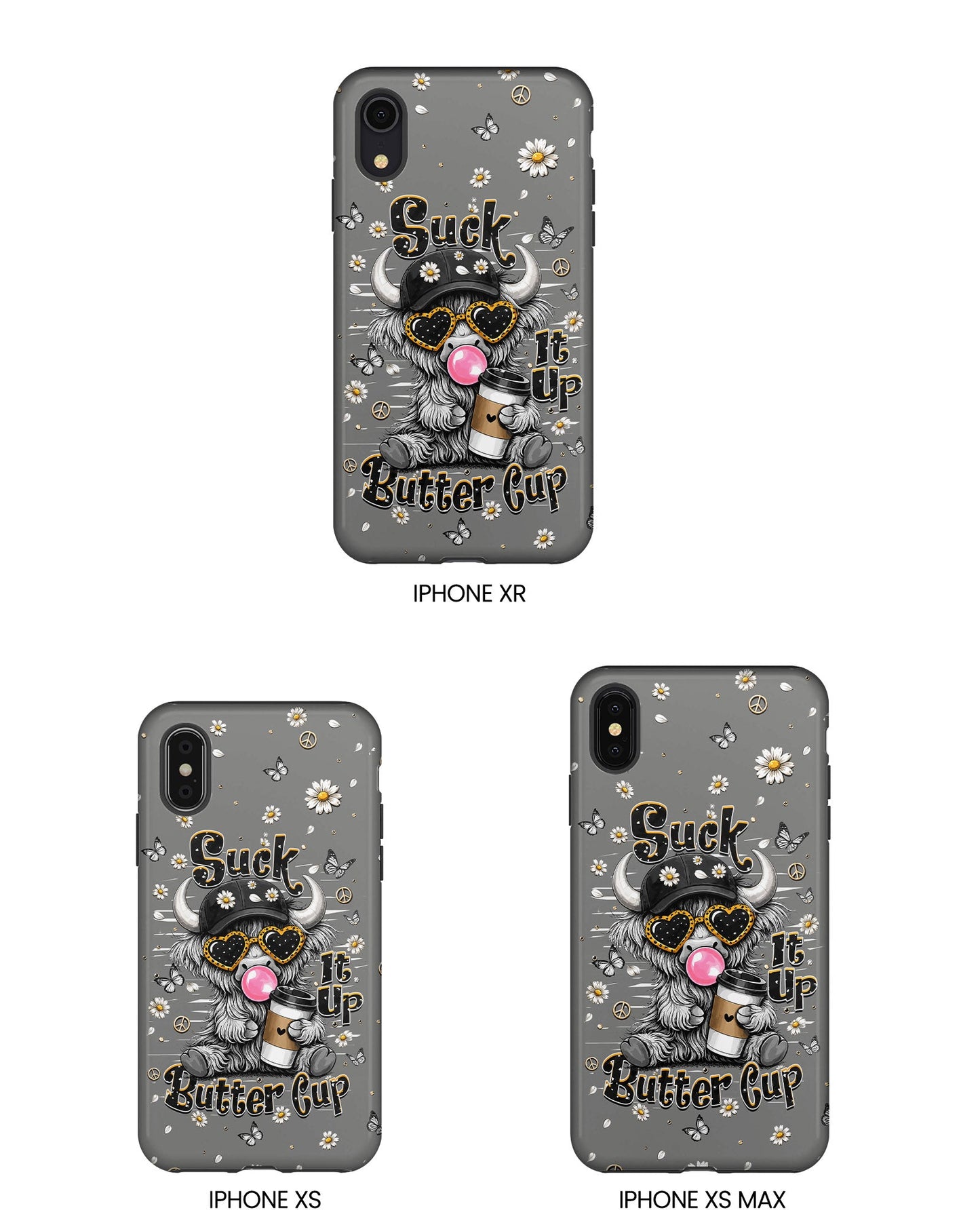 SUCK IT UP BUTTERCUP COW PHONE CASE  - TLHN0806263