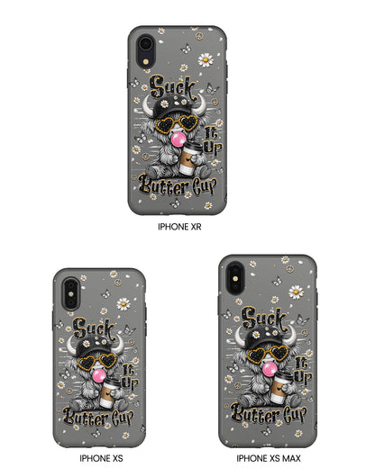 SUCK IT UP BUTTERCUP COW PHONE CASE  - TLHN0806263