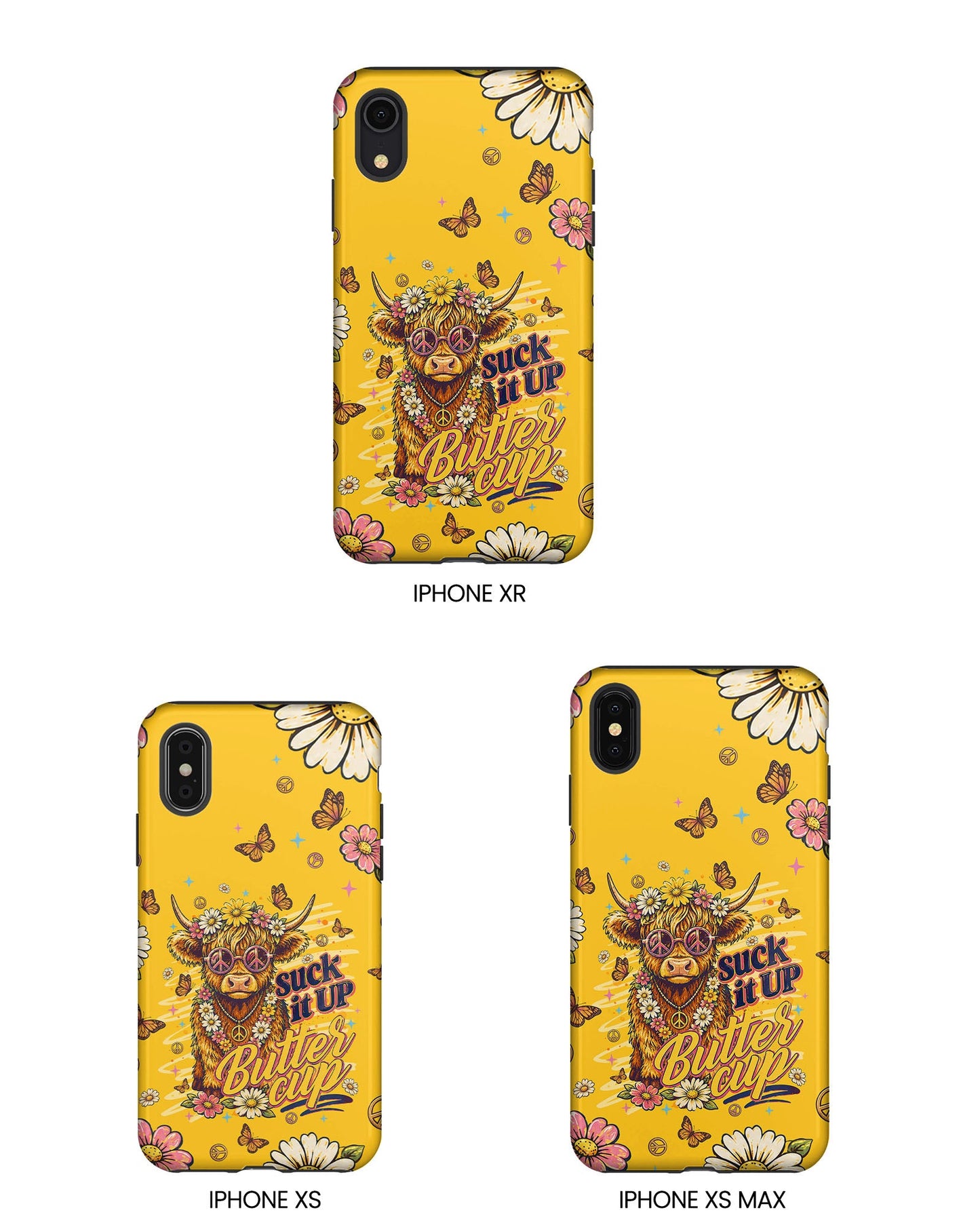 SUCK IT UP BUTTERCUP COW PHONE CASE - TLNT0906264